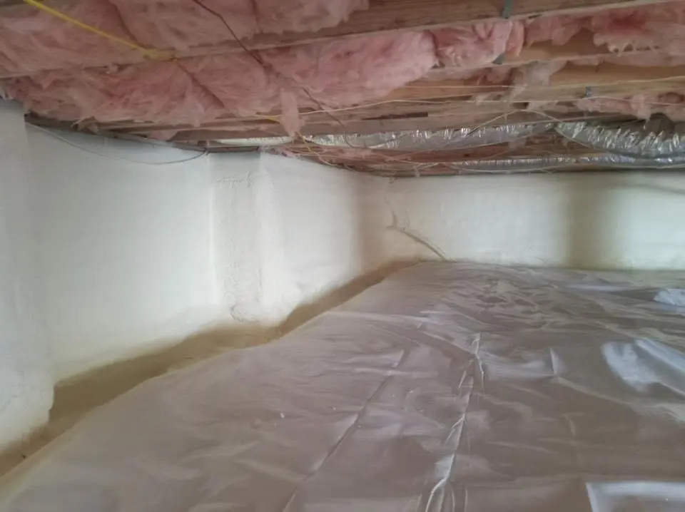 Crawl space encapsulation with closed-cell spray foam for Spray Foam Roofing Repair in Flowing Wells